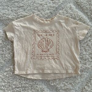 Rylee & Cru Boxy Tee - Seashell